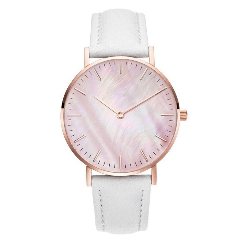 Leather Strap Fashion Wristwatch For Women