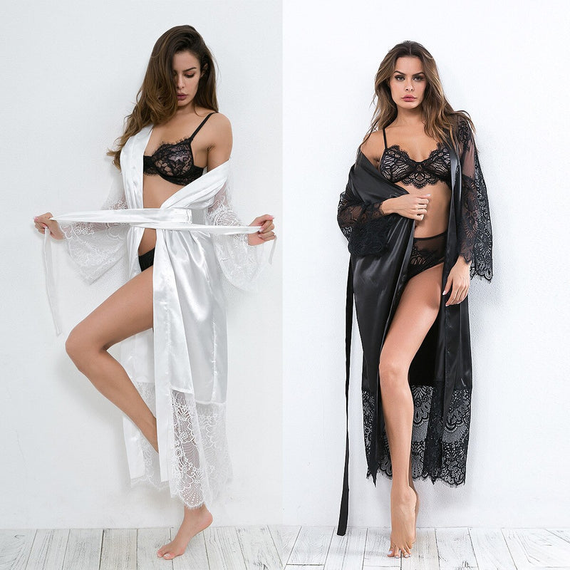 Transparent Nightgown Sexy Lingerie Porno Costumes Women Lace Plus Size  Babydoll Erotic Night Dress For Sex Sleepwear Underwear