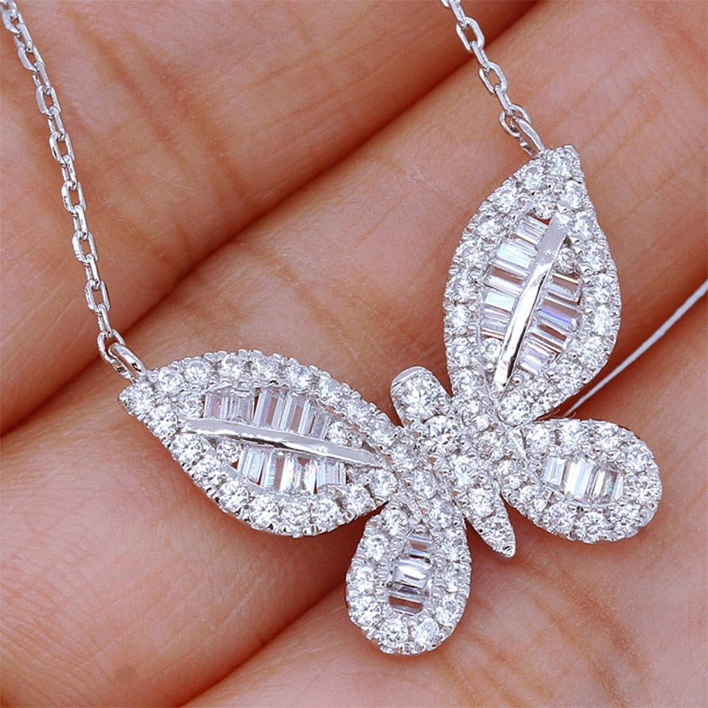 Luxury Butterfly Delicate Pendent Necklace