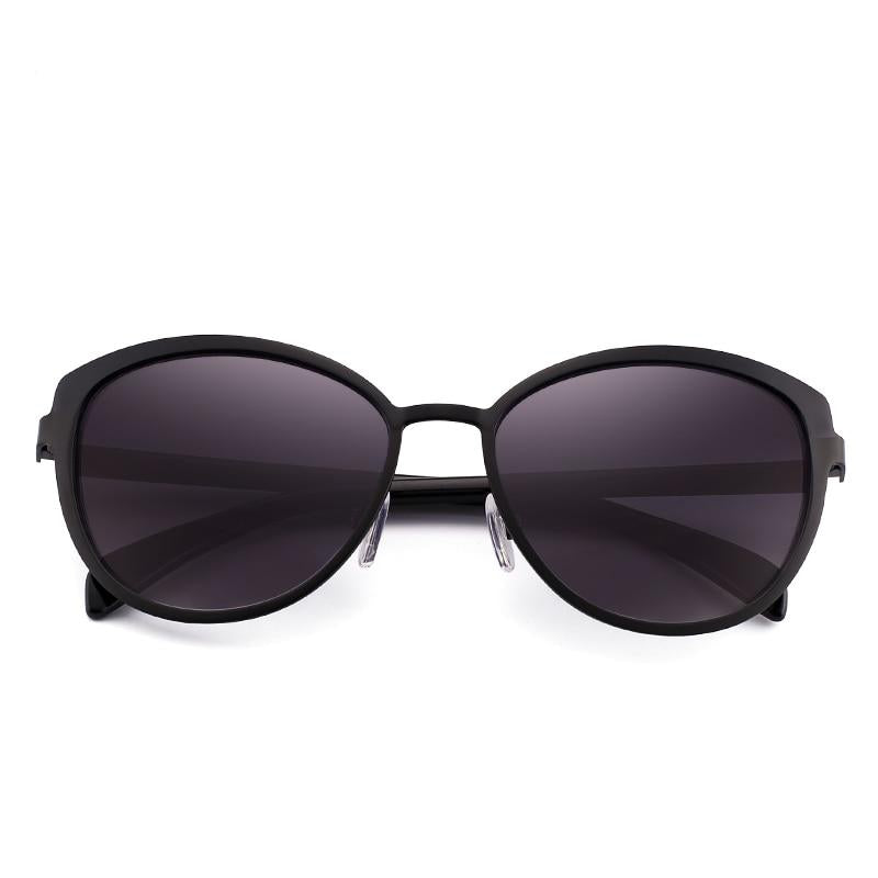 Cat Eye Elegant Pink White Gradient Driving Glasses