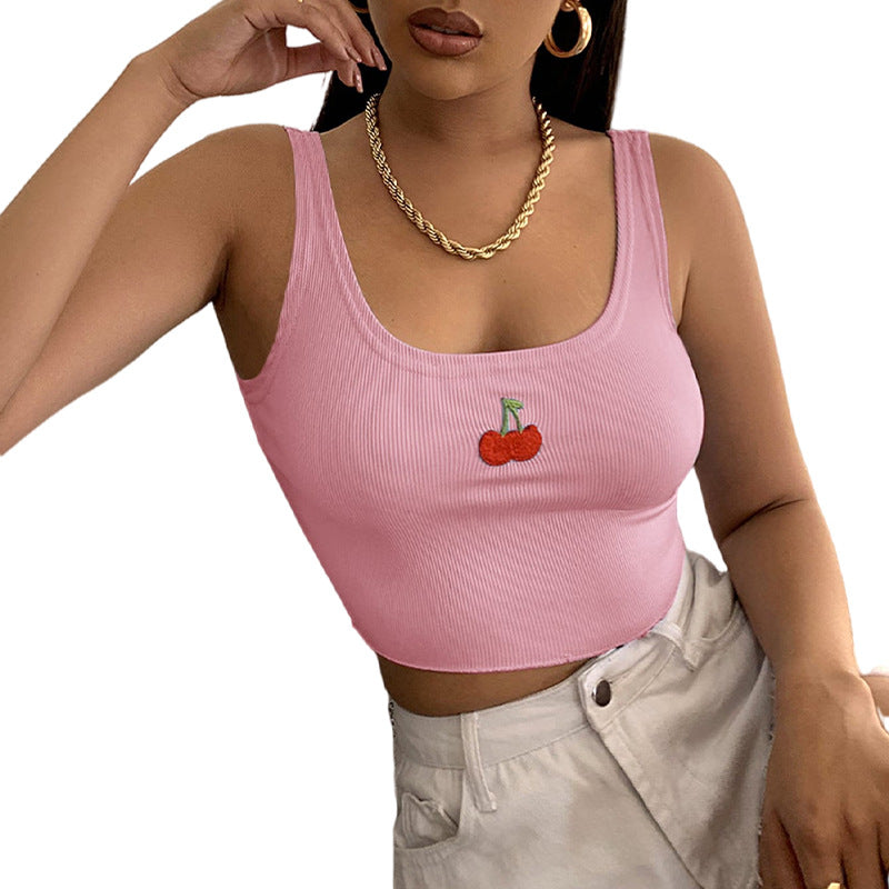 Vest Hot Girl Slim Fit Shaping Street Sexy Style Top