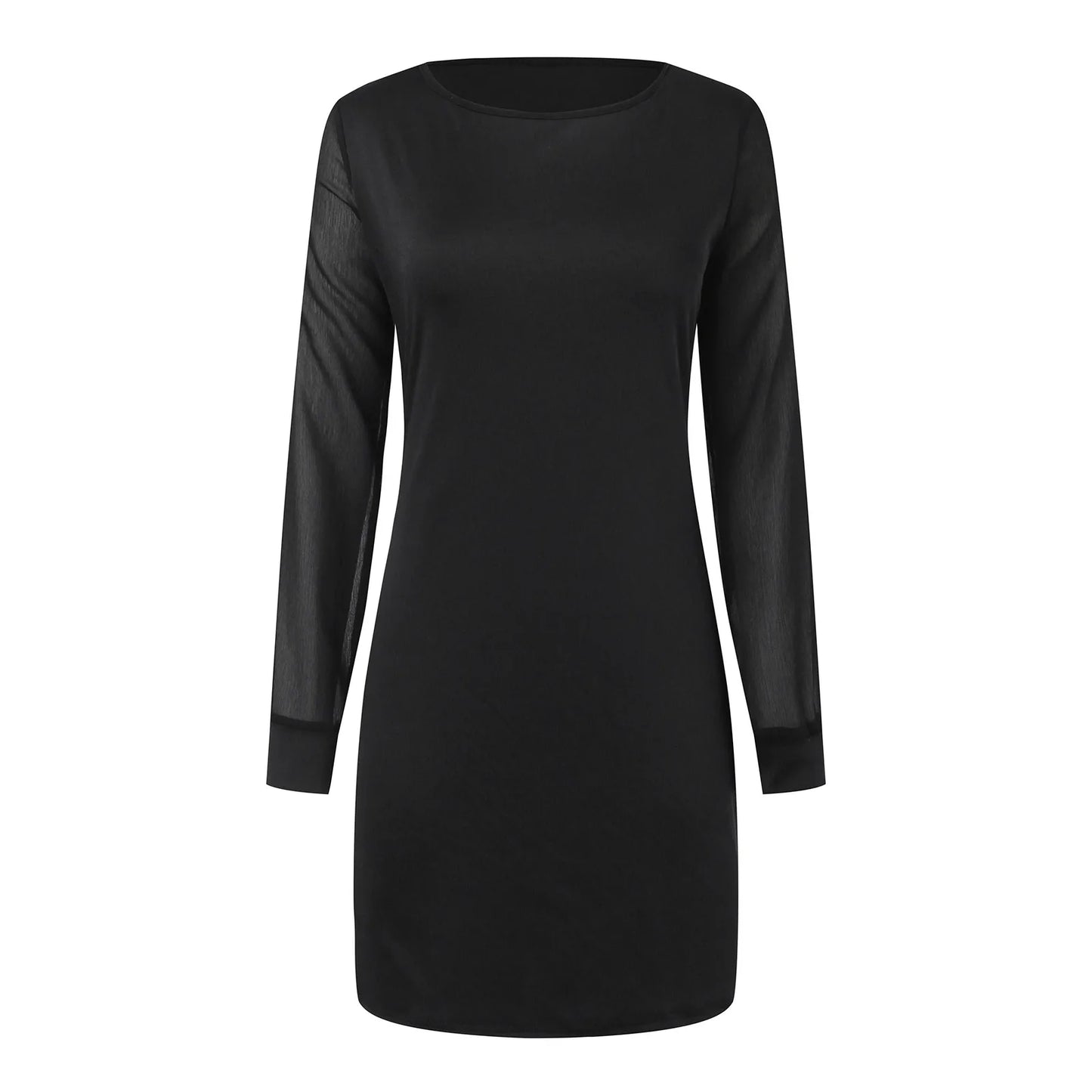 Long Sleeve Dress Solid Color Bodycon Straight Black Dresses For Women Elegant Mini Sparkly Sequin Party Dresses For Women 2024