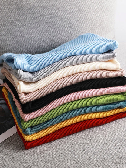 winter clothes Knitted woman sweaters Pullovers spring Autumn Basic women's jumper Slim women's sweater cheap pull long sleeve