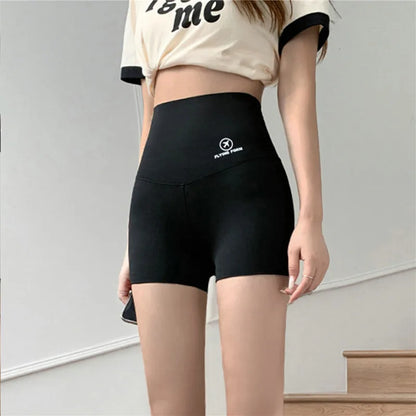 2023 Summer Sports Yoga Shorts Women Letter Embroidery Biker Shorts Women High Waist Casual Streetwear Elastic Female Underwear