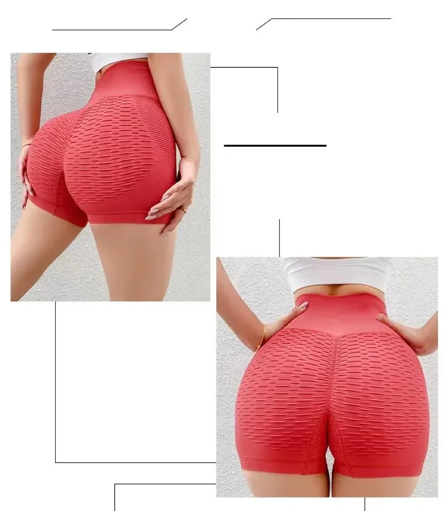 Women Sport Shorts High Waist Push Up Booty Workout Short Sexy Yoga Tights Seamless Fitness Hip Lifting Sportswear Shorts Women