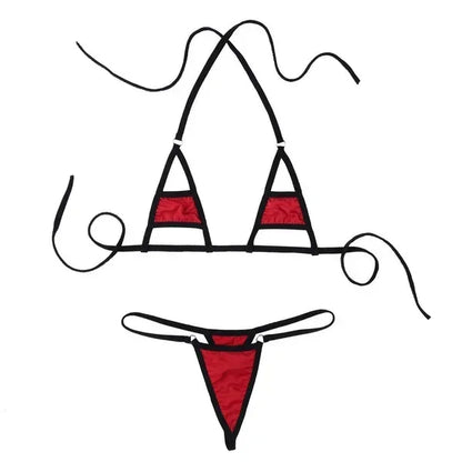 Triangle Bikini Top 2024 Exotic Mini Bikinis Female Minimal Cover Swimwear thong Sexy Micro Swimsuit Women Bathers Bathing Suits