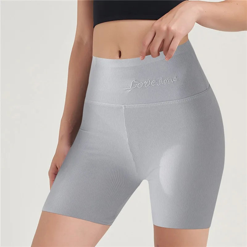 New High Waist Yoga Shorts Female Tight Cycling Shorts Gym Shorts Women Seamless Breathable Sports Pants Hot Pants 2023