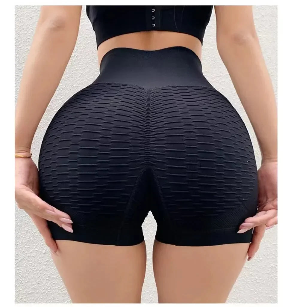 Women Sport Shorts High Waist Push Up Booty Workout Short Sexy Yoga Tights Seamless Fitness Hip Lifting Sportswear Shorts Women