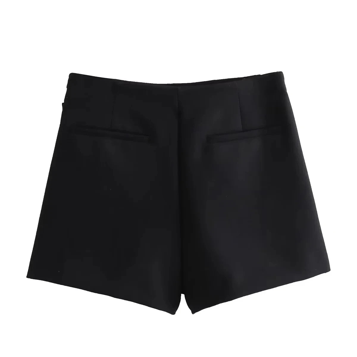 XNWMNZ 2024 Women's Fashion Asymmetric Mini Skirt Shorts Grey Black High Waist Wrap Skorts Female Casual Versatile Short Skirts