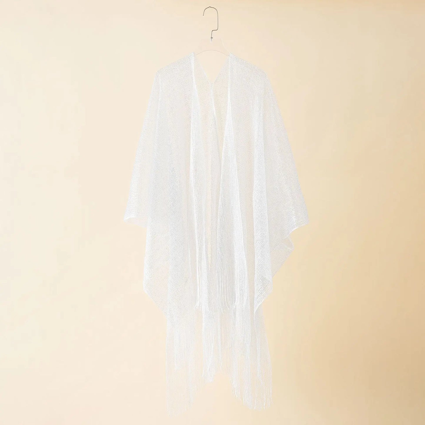 2023 Swimsuit Cover-ups  Fashion Tassel Gold Bikini Beach Cover Up Sexy Beach Dress Tunics for Women Summer Wear See Through