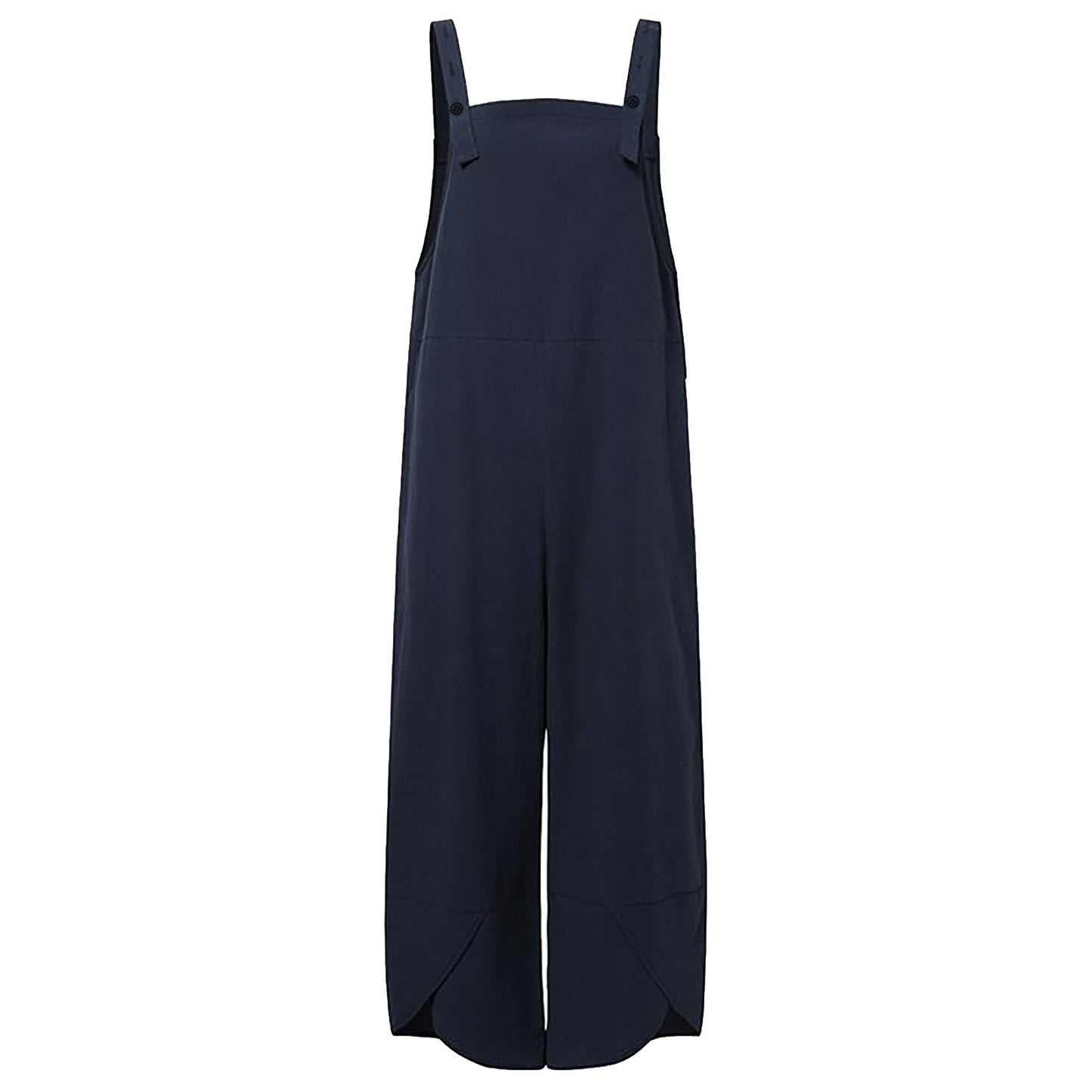 Women Sleeveless Cotton Linen Bib Jumpsuit Baggy Capri Casual Playsuits With Pockets Ribbed Jumpsuit For Women Overall Pants