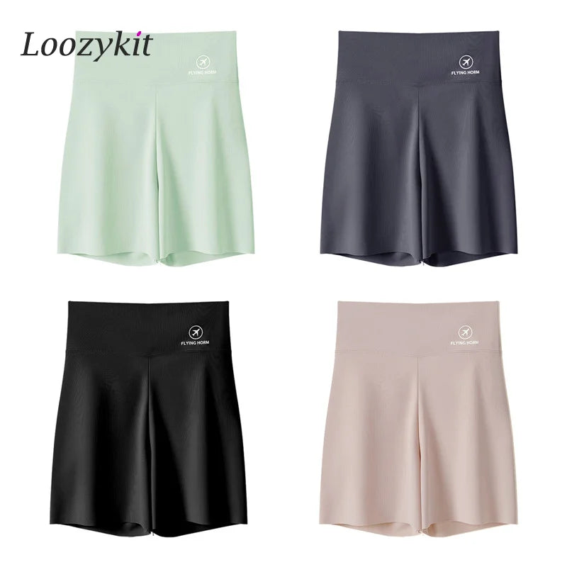 2023 Summer Sports Yoga Shorts Women Letter Embroidery Biker Shorts Women High Waist Casual Streetwear Elastic Female Underwear