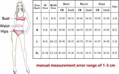 Women's Sequin Patchwork Micro Bikini Halter Backless Swimwear Sexy Low-Cut Swimsuit Push Up Thong Bathing Suit Monokini Biquini