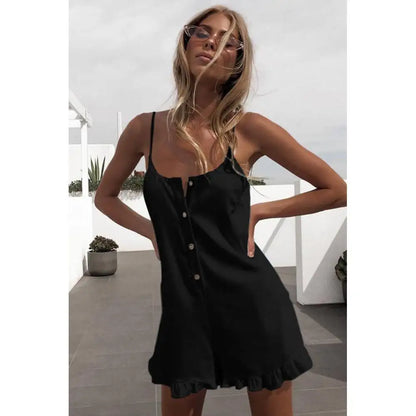 One Piece Jumpsuit For Women 2024 Summer Casual High Waist Sexy Wide Leg Overalls Short Pants Fashion Korean Female Clothing