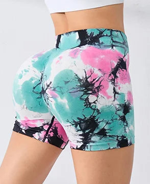 Women's Fitness workout Shorts High Waist Slim Cycling Yoga Shorts Summer Breathable quick-dry Sports Pants Gym Running Pants