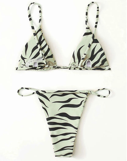 Sexy Zebra Bikini 2023 Woman Swimsuit Female Swimwear Women Mini Thong Bikinis Sets Summer Beach Wear Swimming for Bathing Suits