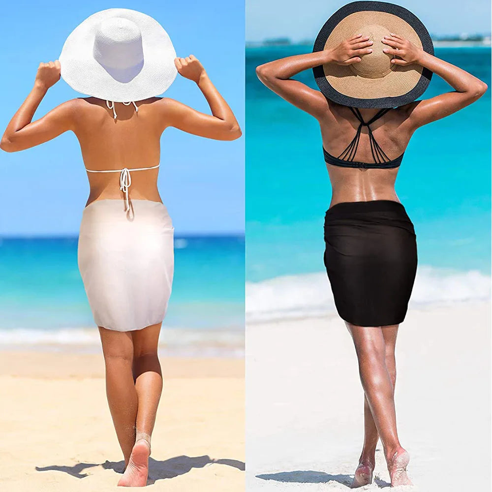 2024 Women Swimsuits Cover Ups Crochet Bathing Suit Hollow Out Bikini Coverup Beach Swimwear Sleeveless Side Split Beach Dresses