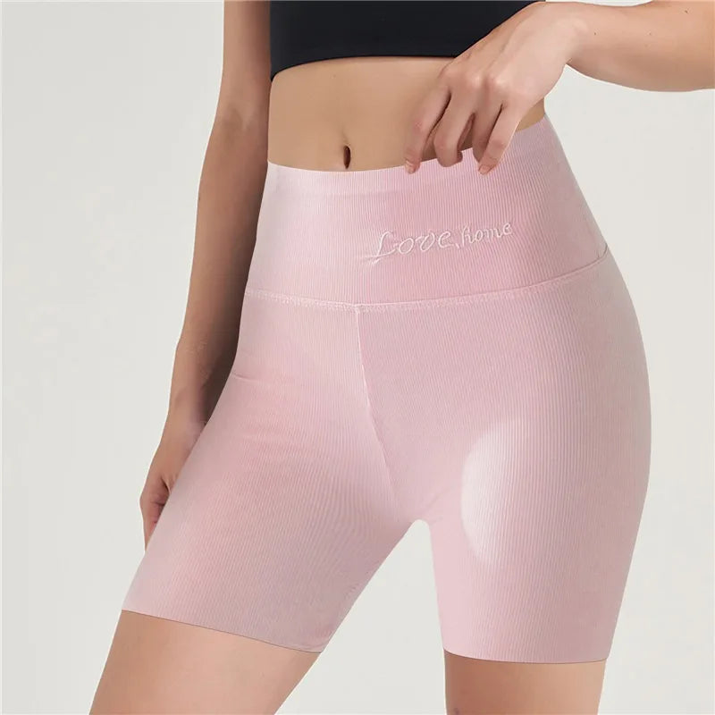 New High Waist Yoga Shorts Female Tight Cycling Shorts Gym Shorts Women Seamless Breathable Sports Pants Hot Pants 2023