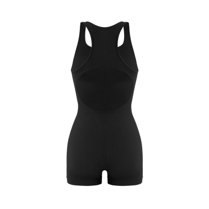 Vest Yoga Set Women's Seamless Jumpsuit Sexy Buttocks Sports One-piece Fitness Suit Backless Bodysuit Sets Gym Clothing 2024 New