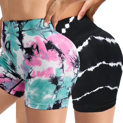 Women's Fitness workout Shorts High Waist Slim Cycling Yoga Shorts Summer Breathable quick-dry Sports Pants Gym Running Pants