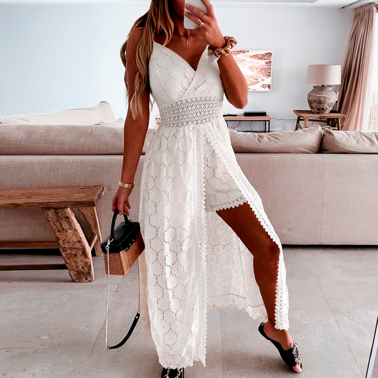 Jumpsuit Short Women Sexy Solid Lace Sling Cocktail Jumpsuits For Wedding Sleeveless Summer Letter Print Jumpsuit Womens