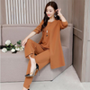 Plus Size 5XL New Autumn Woman's Tops And Pants Three Pieces Sets