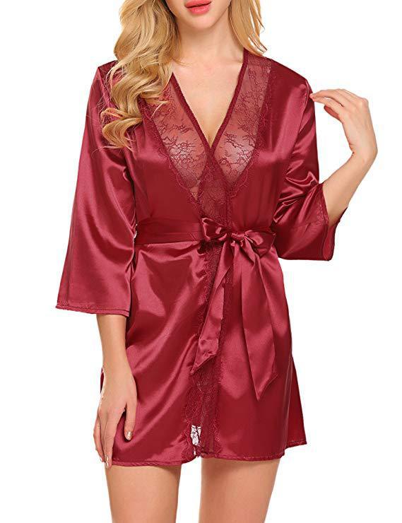 Sexy Lingerie Sexy plus Size Lace Nightgown Sexy Suit