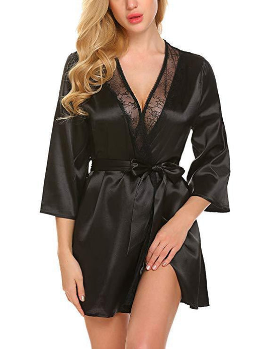 Sexy Lingerie Sexy plus Size Lace Nightgown Sexy Suit