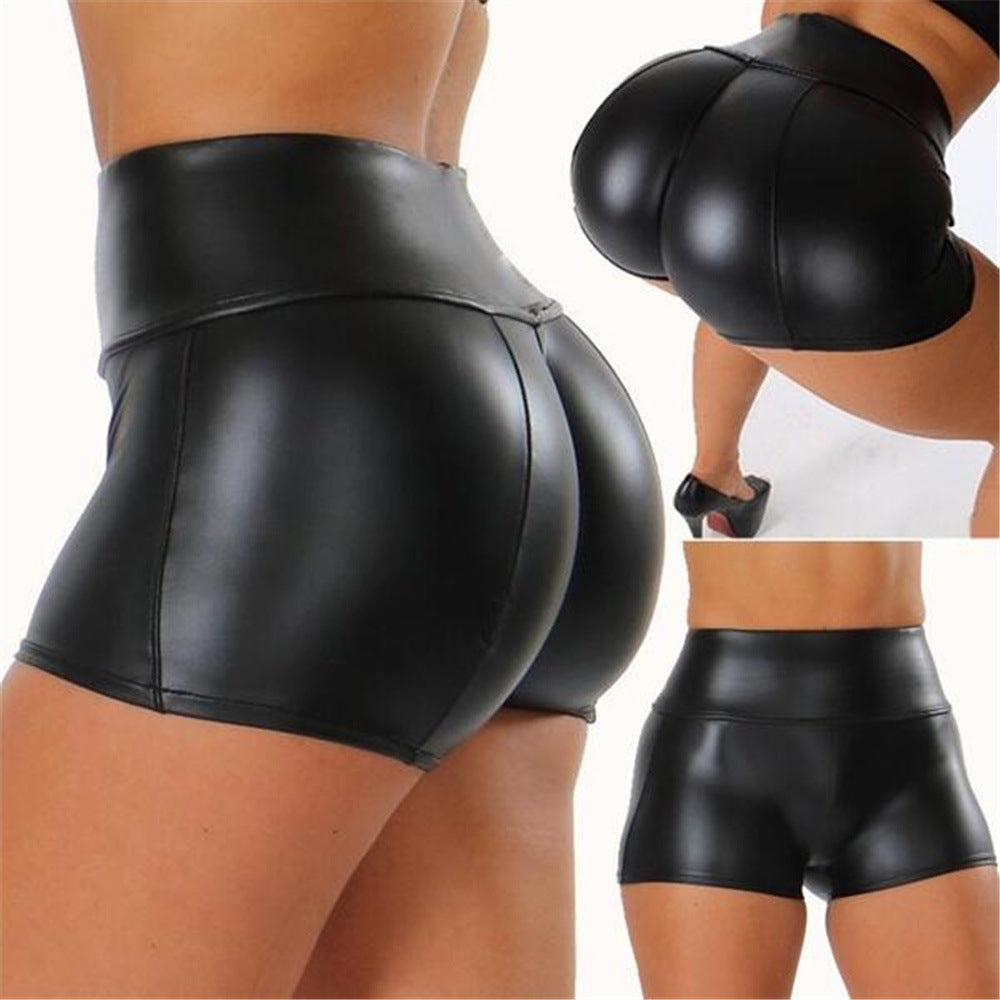 Hot Leather Shorts Women PU Leather Pants Women Sexy Hot Pants Nightclub Shorts