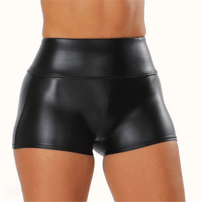 Hot Leather Shorts Women PU Leather Pants Women Sexy Hot Pants Nightclub Shorts