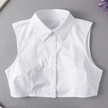 Shirt Detachable Collar Women White Blouse Collar Sweater Decoration Collar Bandage Dress Undershirt