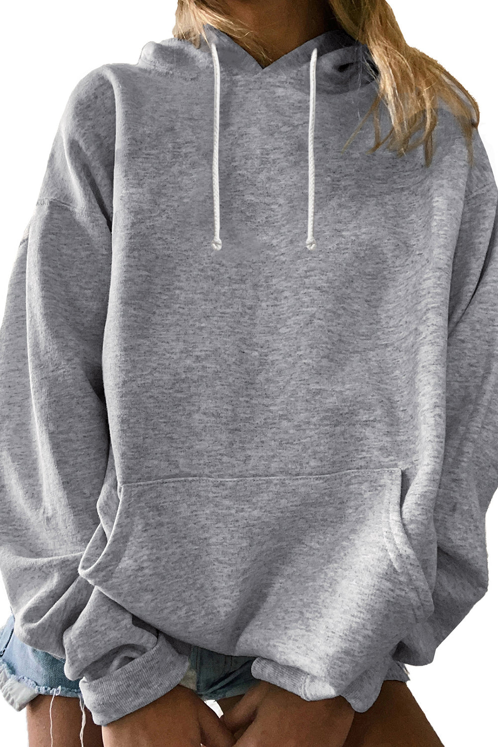 Oversized Hoodie with Kangaroo Pocket