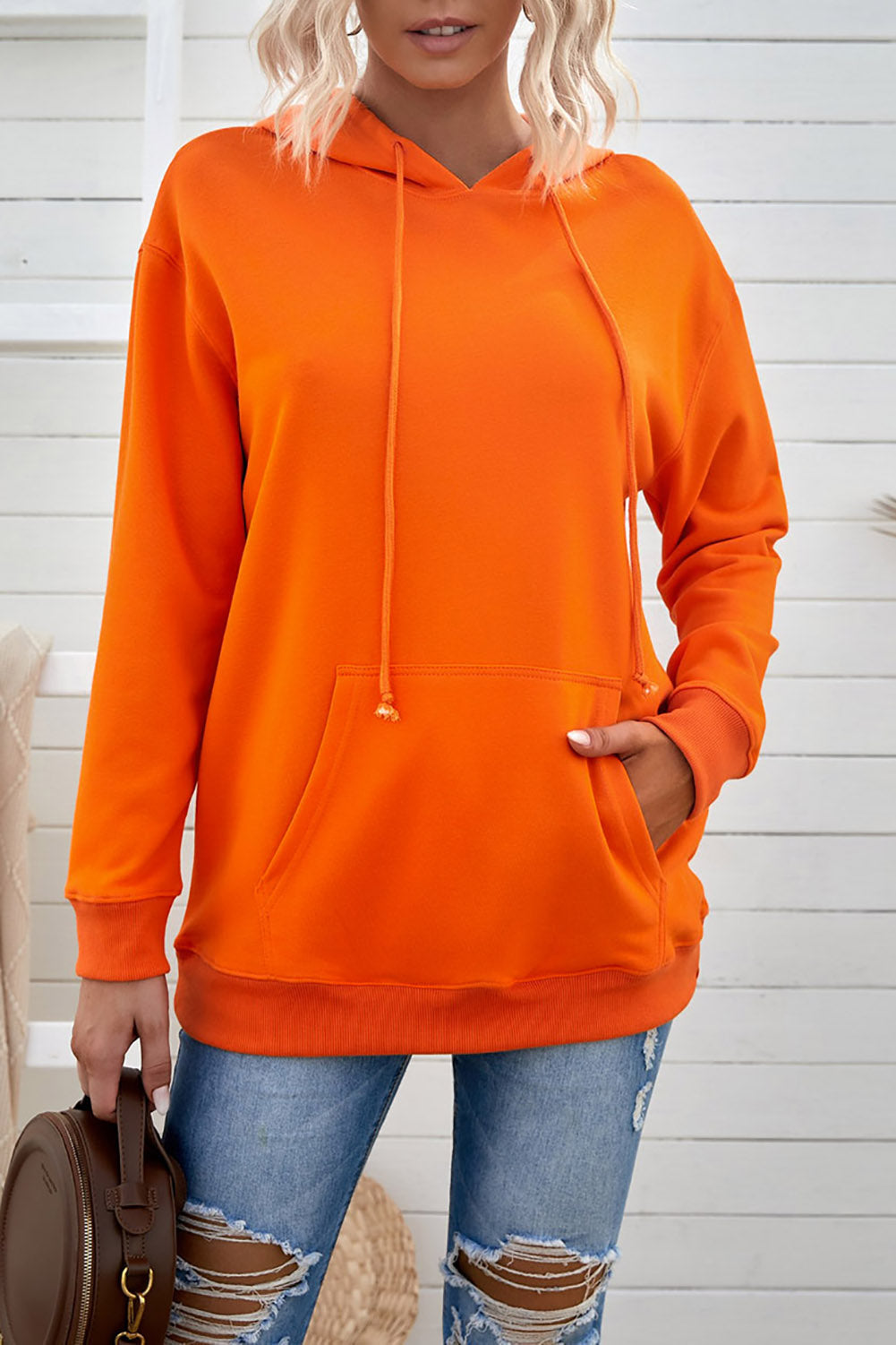 Oversized Hoodie with Kangaroo Pocket