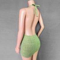 Best Selling Women Clothes Vacation Swimsuit Sexy Hip Halter Strap Sweaters Dress