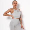 New Back Shaping Mesh Seamless Sports Underwear Women Quick-Drying Shockproof Yoga Running Workout Bra Vest