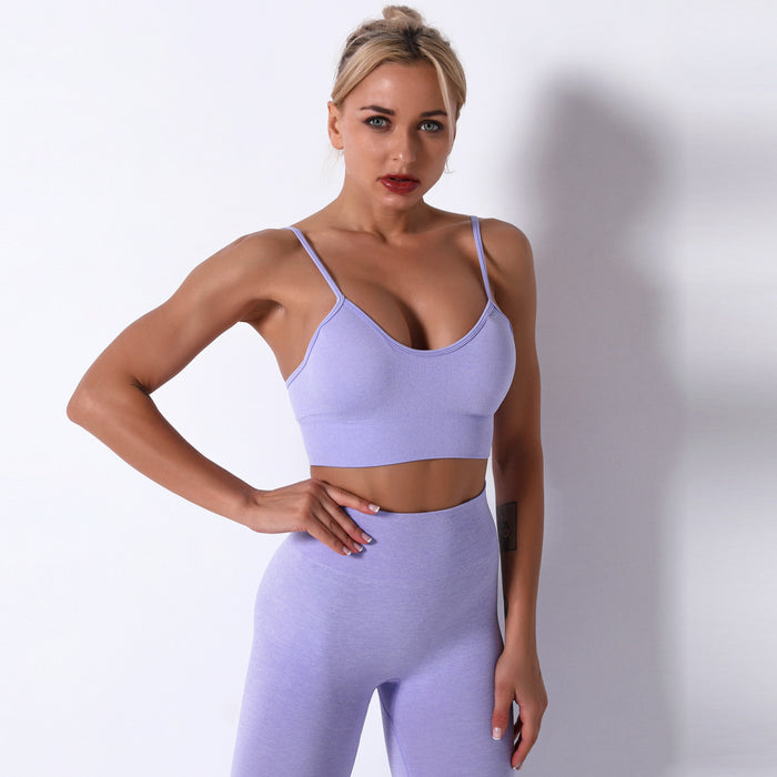 New Seamless Yoga Exercise Suit Women Summer Women Yoga Pants Hot Workout Clothes