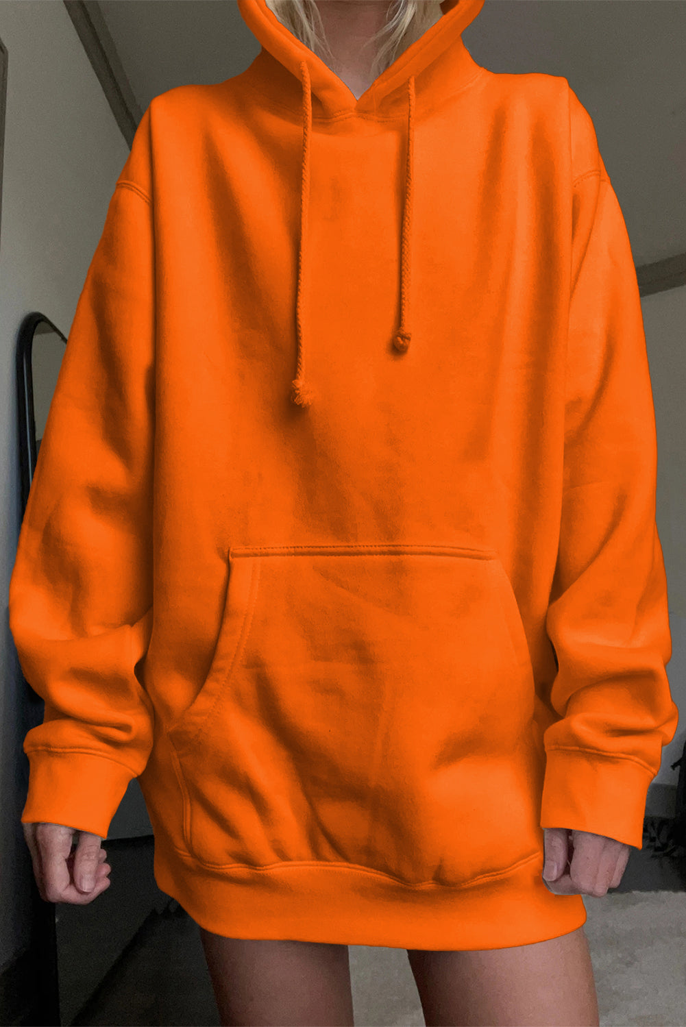 Oversized Hoodie with Kangaroo Pocket