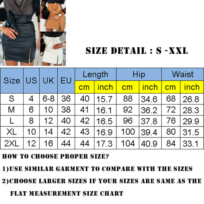 Fashion Sexy High Waist PU Leather Women Elegant Skirts Sashes Zipper Pencil Mini Length Spring Autumn Winter White Black Khaki