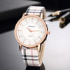 Luxury Women's Watch Rose Gold Leather