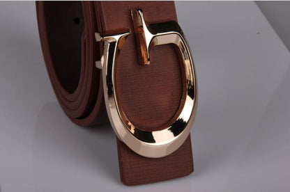 Buckle Strap Leather Women Belt