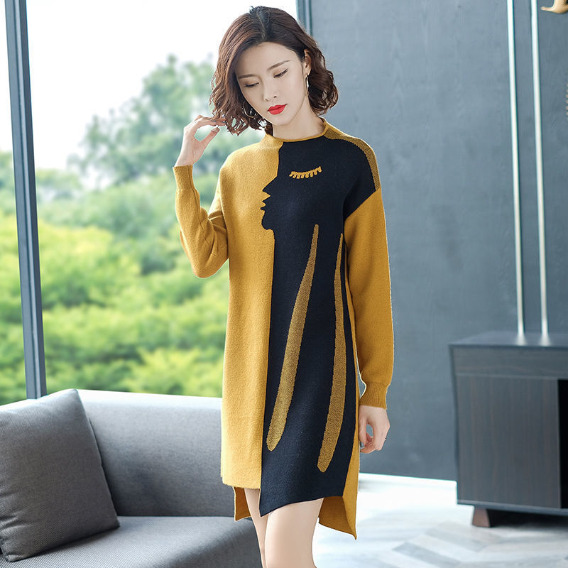 casual sexy women Dress female party Dress sweater