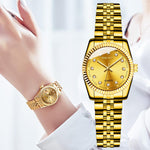 Women Watches Top Brand Luxury 2020 Fashion Diamond Ladies Wristwatches Stainless Steel Gold Mesh Strap Female Quartz Watch