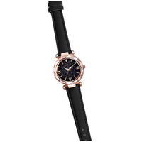 Rose Gold Women Starry Sky Magnetic Wrist Watch
