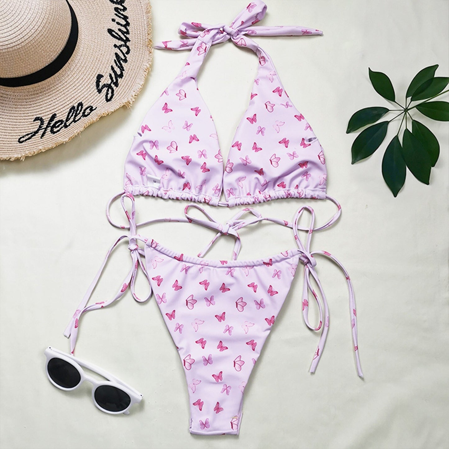 Swimwear Women Thong Print Swimsuit Sexy Push Up Micro Bikinis Set Swimming Bathing Suit Women Beachwear