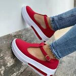 2021 New Women Sneakers Casual Thick Bottom Zipper Solid Chunky Sneakers Female Flats Platform Non Slip Wedges Vulcanized Shoes