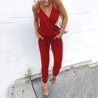 Women's Loose Baggy Strappy Romper Jumpsuit Summer Overalls