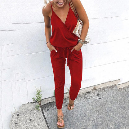 Women's Loose Baggy Strappy Romper Jumpsuit Summer Overalls