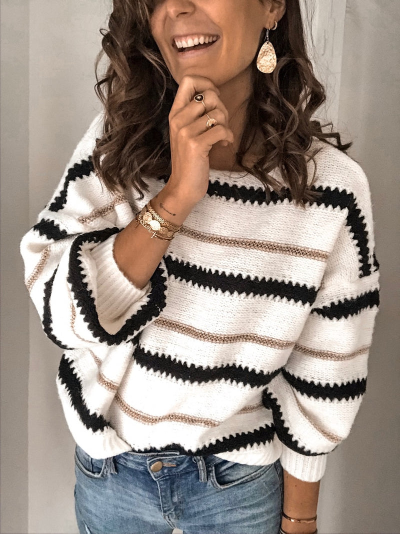 Long Sleeve O-neck Sweater Pullover