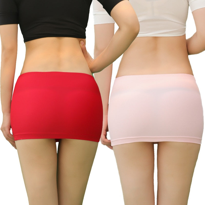 New Micro Mini Skirts 2021 Summer Sexy Girls Skirts Fashion Slim Party Skirt Tight Mini Skirts Office Solid Hip Short Skirt