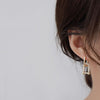 Hot Design Trendy Lock Buckle Earrings for Women